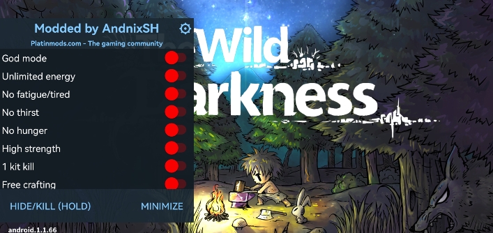 The Wild DarknessAPP下载-黑暗荒野内置菜单版(TheWildDarkness)v1.1.66破解版