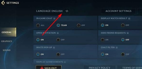 lol手游语言怎么设置中文