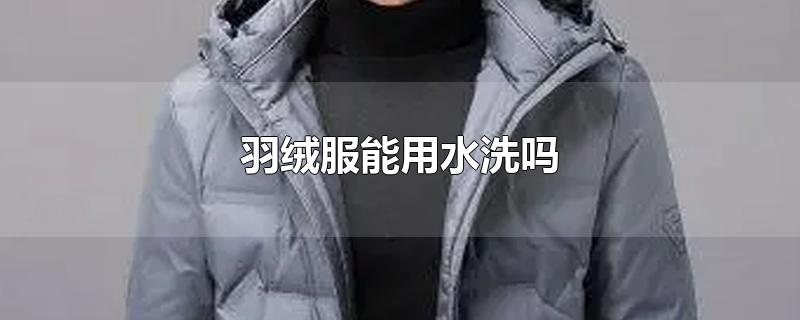 羽绒服能用水洗吗