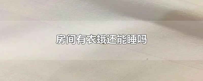 房间有衣蛾还能睡吗-最新房间有衣蛾还能睡吗整理解答