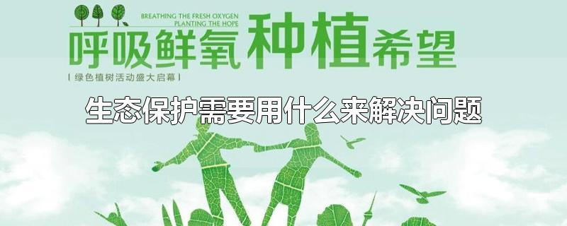 生态保护需要用什么来解决问题-最新生态保护需要用什么来解决问题整理解答