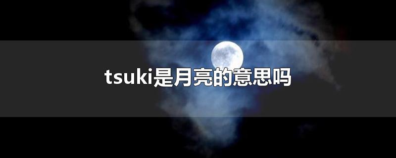 tsuki是月亮的意思吗