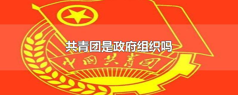 共青团是政府组织吗-最新共青团是政府组织吗整理解答