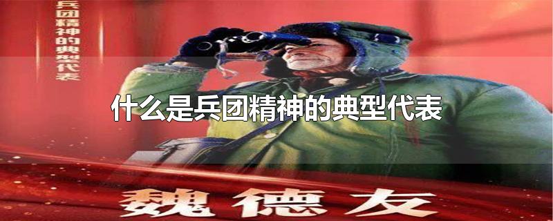 什么是兵团精神的典型代表