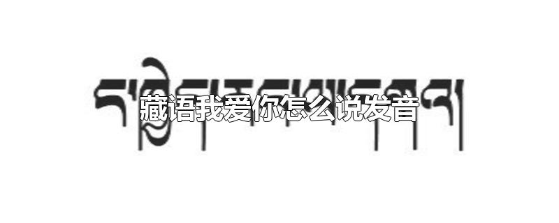 藏语我爱你怎么说发音-最新藏语我爱你怎么说发音整理解答