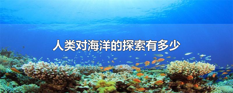 人类对海洋的探索有多少