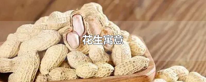 花生寓意-最新花生寓意整理解答