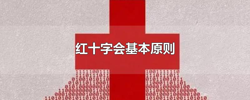 红十字会基本原则