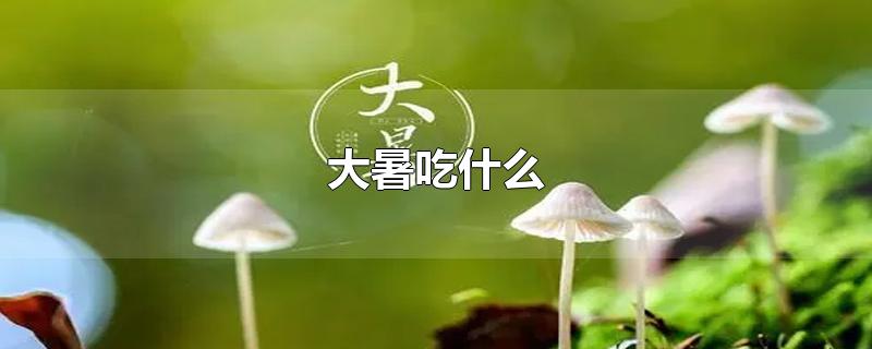 大暑吃什么-最新大暑吃什么整理解答