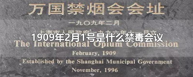 1909年2月1号是什么禁毒会议