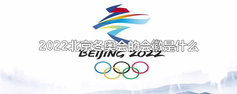 2022北京冬奥会的会徽是什么