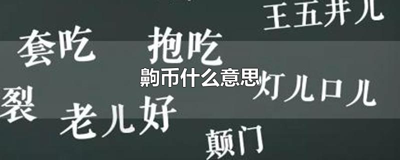 齁币什么意思