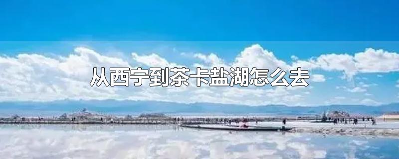 从西宁到茶卡盐湖怎么去