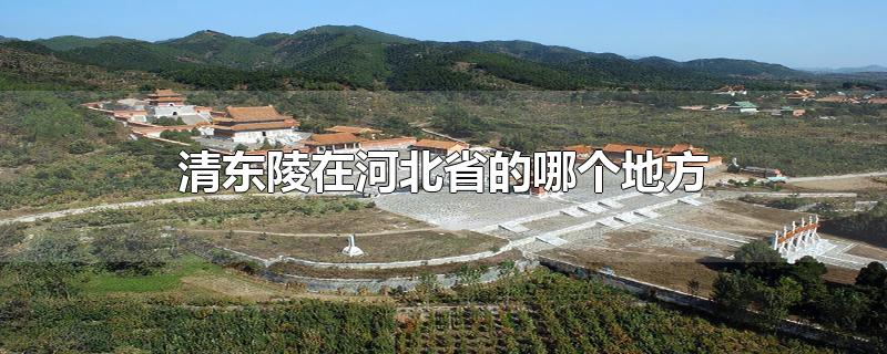 清东陵在河北省的哪个地方-最新清东陵在河北省的哪个地方整理解答