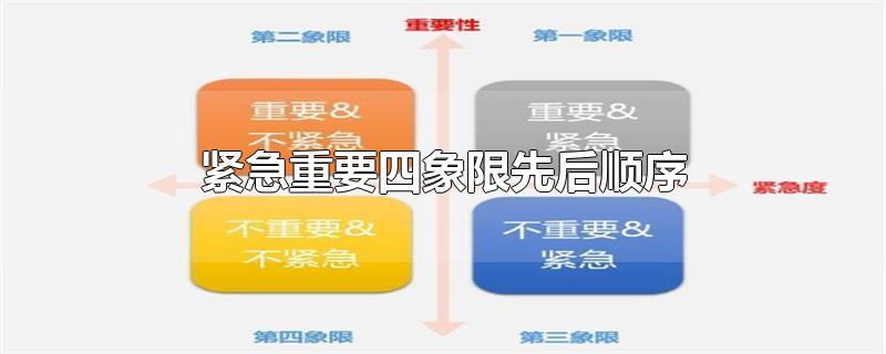 紧急重要四象限先后顺序-最新紧急重要四象限先后顺序整理解答