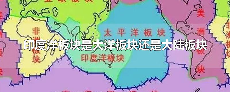 印度洋板块是大洋板块还是大陆板块