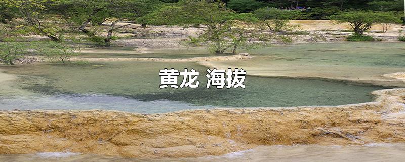 黄龙 海拔-最新黄龙 海拔整理解答