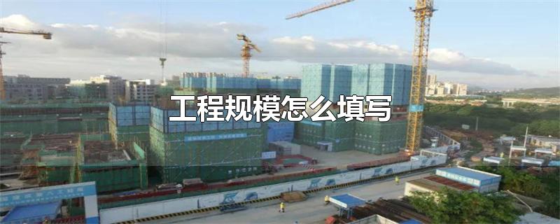 工程规模怎么填写-最新工程规模怎么填写整理解答