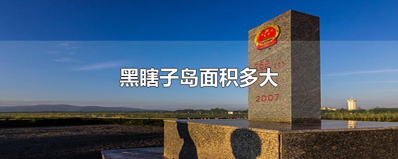 黑瞎子岛面积多大-最新黑瞎子岛面积多大整理解答