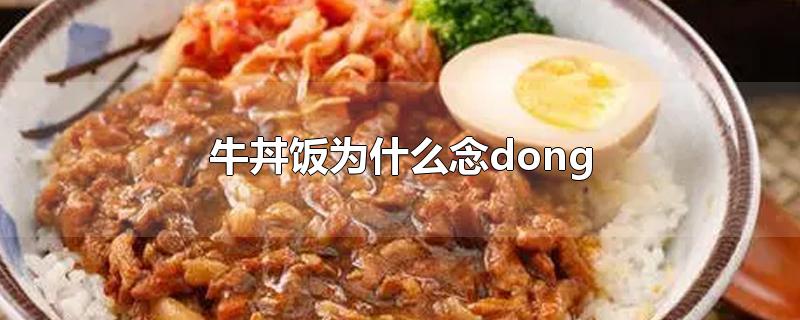 牛丼饭为什么念dong-最新牛丼饭为什么念dong整理解答