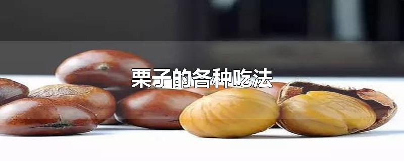 栗子的各种吃法-最新栗子的各种吃法整理解答