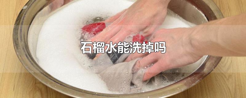 石榴水能洗掉吗-最新石榴水能洗掉吗整理解答