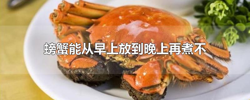 螃蟹能从早上放到晚上再煮不