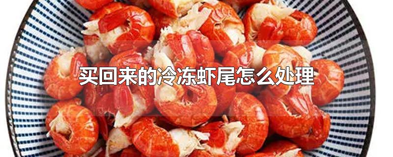 买回来的冷冻虾尾怎么处理