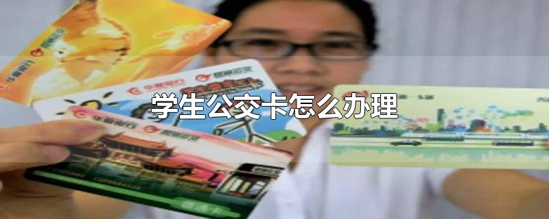 学生公交卡怎么办理-最新学生公交卡怎么办理整理解答