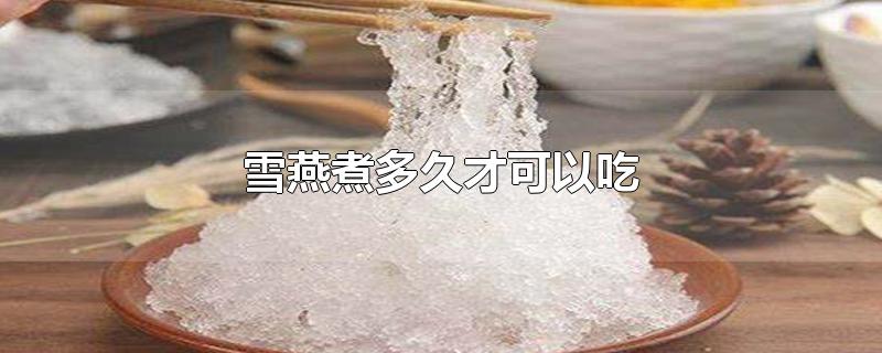 雪燕煮多久才可以吃-最新雪燕煮多久才可以吃整理解答