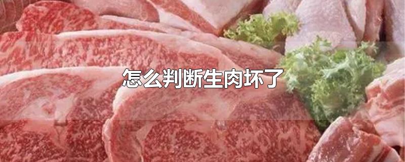 怎么判断生肉坏了