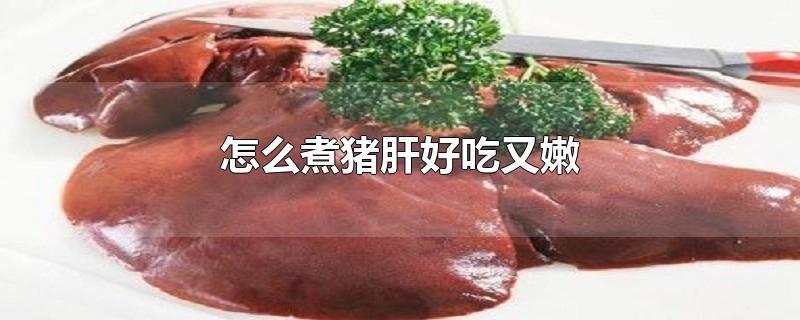 怎么煮猪肝好吃又嫩-最新怎么煮猪肝好吃又嫩整理解答