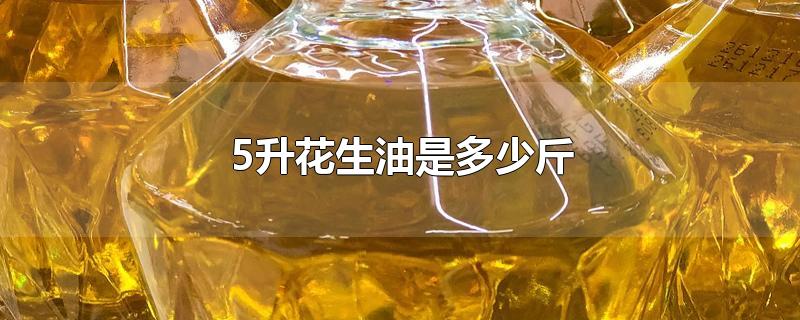 5升花生油是多少斤-最新5升花生油是多少斤整理解答