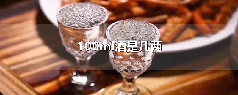 100ml酒是几两