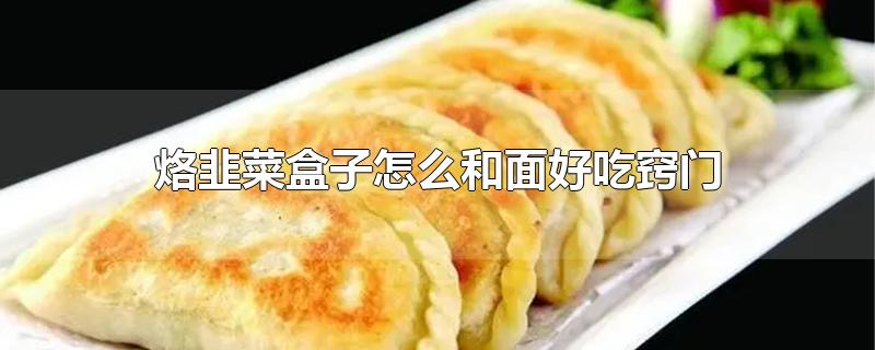 烙韭菜盒子怎么和面好吃窍门-最新烙韭菜盒子怎么和面好吃窍门整理解答