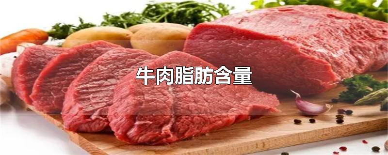 牛肉脂肪含量-最新牛肉脂肪含量整理解答