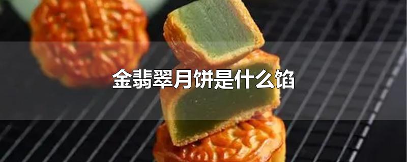 金翡翠月饼是什么馅-最新金翡翠月饼是什么馅整理解答