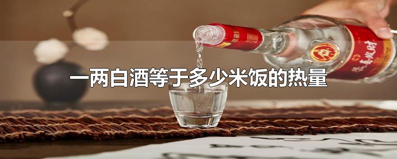 一两白酒等于多少米饭的热量-最新一两白酒等于多少米饭的热量整理解答