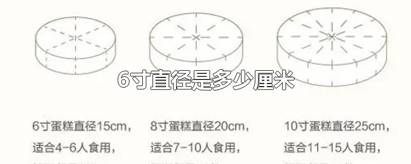 6寸直径是多少厘米-最新6寸直径是多少厘米整理解答