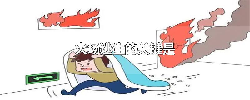 火场逃生的关键是