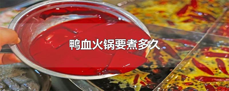 鸭血火锅要煮多久-最新鸭血火锅要煮多久整理解答