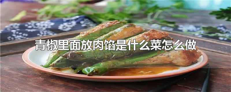 青椒里面放肉馅是什么菜怎么做-最新青椒里面放肉馅是什么菜怎么做整理解答