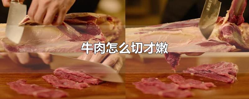 牛肉怎么切才嫩