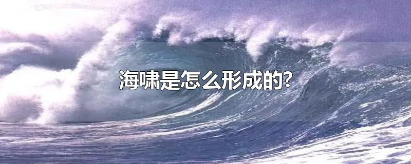 海啸是怎么形成的?-最新海啸是怎么形成的?整理解答