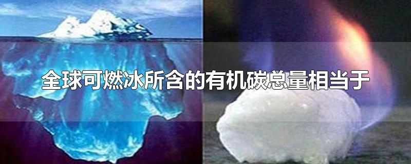 全球可燃冰所含的有机碳总量相当于-最新全球可燃冰所含的有机碳总量相当于整理解答