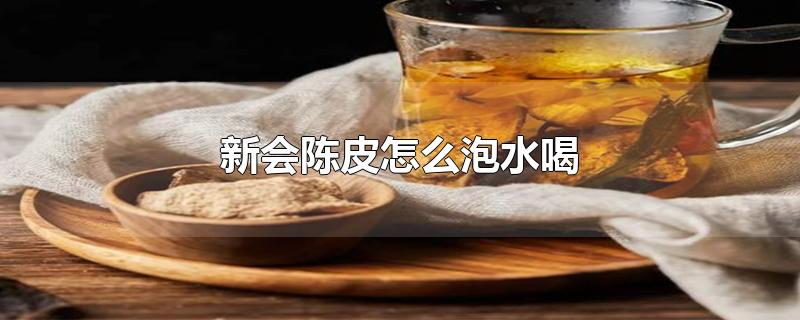 新会陈皮怎么泡水喝