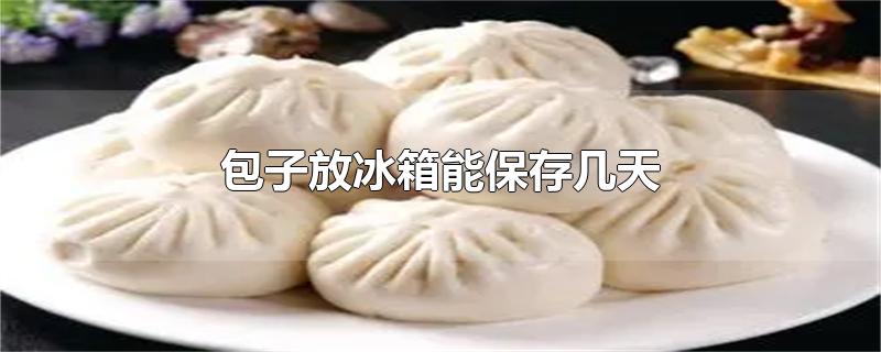 包子放冰箱能保存几天-最新包子放冰箱能保存几天整理解答