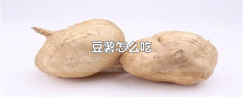 豆薯怎么吃