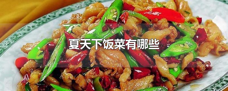 夏天下饭菜有哪些-最新夏天下饭菜有哪些整理解答