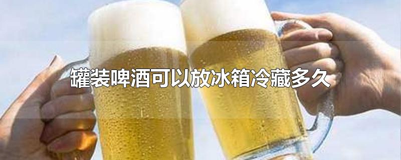 罐装啤酒可以放冰箱冷藏多久-最新罐装啤酒可以放冰箱冷藏多久整理解答